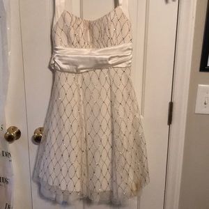 Glittery Short Prom Dress